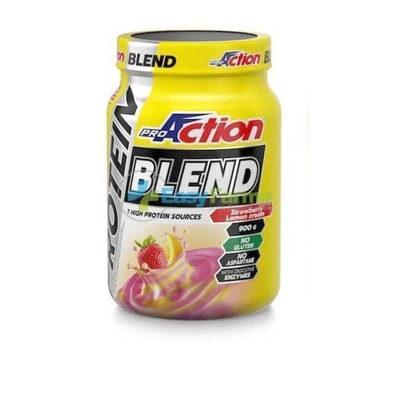 Proaction Protein Blend Integratore di Proteine e Vitamine Gusto Fragola Limone 900 G | Acquista Online su Farmaclick