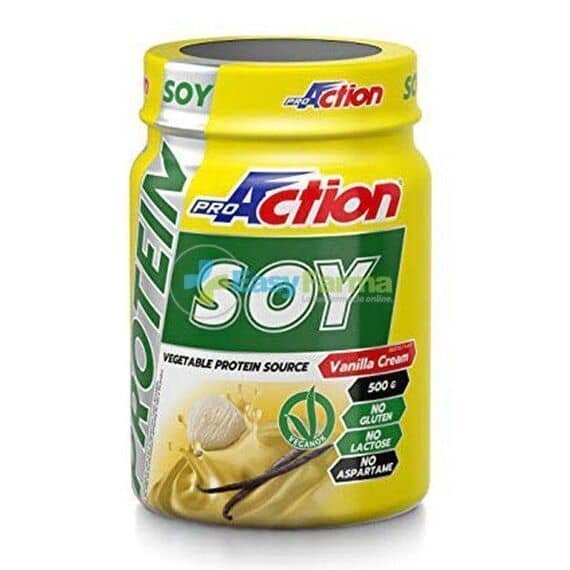 Proaction Protein Soy Integratore di Proteine Isolate da Soia Gusto Vanilla Cream 500 G | Acquista Online su Farmaclick