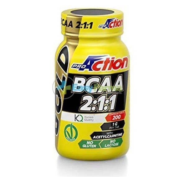 Proaction Gold Bcaa 2:1:1 Integratore di Aminoacidi 200 Compresse | Acquista Online su Farmaclick