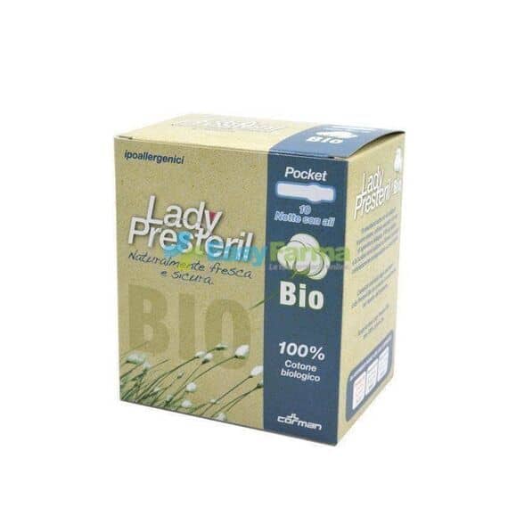 Lady Presteril Bio Notte 10 Assorbenti con Ali | Acquista Online su Farmaclick