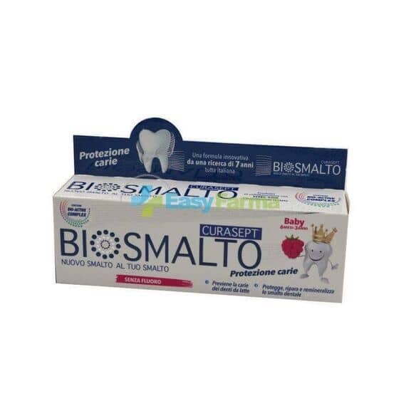 Curasept Biosmalto Baby 6 Mesi 3 Anni Dentifricio Protezione Carie Senza Fluoro 30 Ml | Acquista Online su Farmaclick