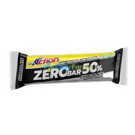 Proaction Zero Bar 50% Barretta Iperproteica Gusto Cioccolato 60 G | Acquista Online su Farmaclick