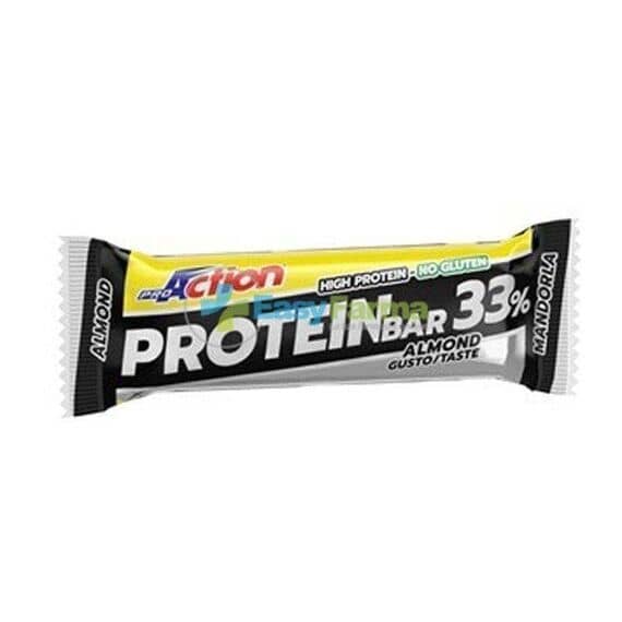 Proaction Protein Bar 33% Barretta Iperproteica con Proteine Carboidrati e Vitamine Gusto Mandorla 50 G | Acquista Online su Farmaclick