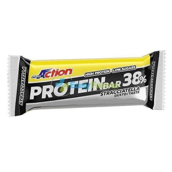 Proaction Protein Bar 38% Barretta Iperproteica con Proteine e Vitamine Gusto Stracciatella 80 G | Acquista Online su Farmaclick