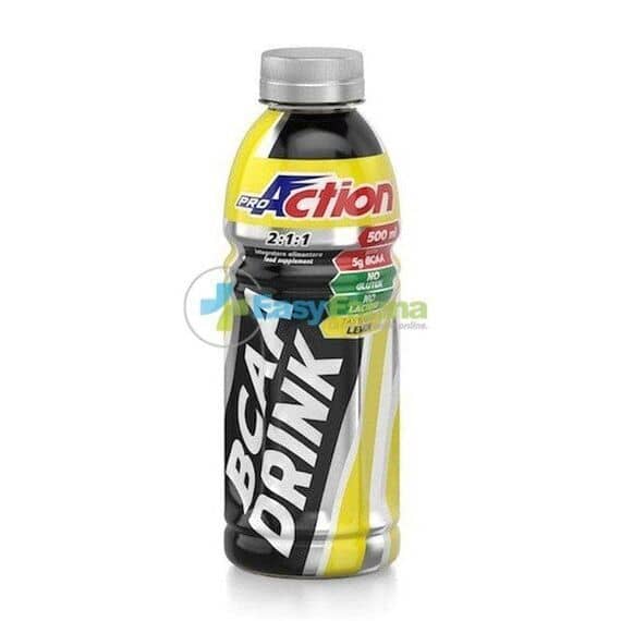 Proaction Bcaa Drink Sport Drink a Base di Aminoacidi Gusto Limone 500 Ml | Acquista Online su Farmaclick