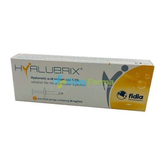 Hyalubrix Acido Ialuronico Ad Elevato Peso Molecolare 1 Siringa Preriempite 30 Mg 2ml | Acquista Online su Farmaclick