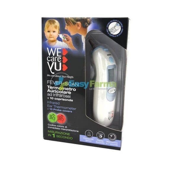 We Care Yu Fever-scan Termometro Auricolare Ad Infrarossi + 10 Coprisonda | Acquista Online su Farmaclick