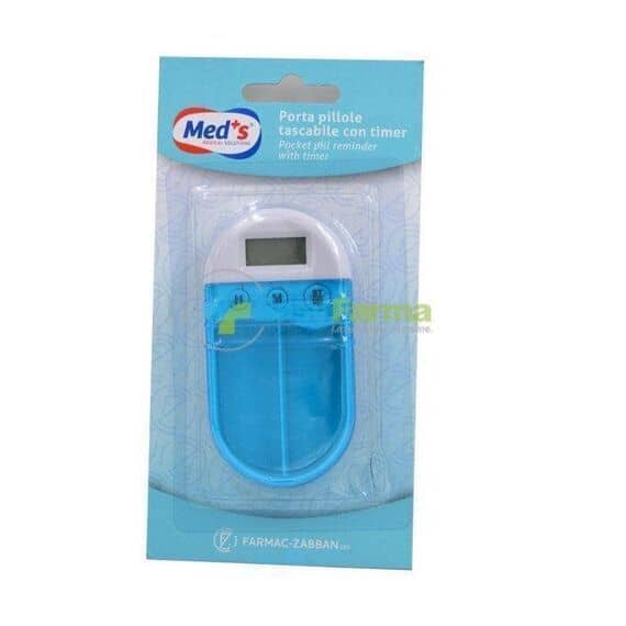Med's Porta Pillole Tascabile con Timer | Acquista Online su Farmaclick