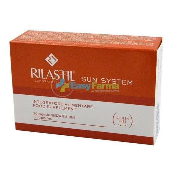 Rilastil Sun System Integratore Alimentare 30 Capsule Senza Glutine | Acquista Online su Farmaclick
