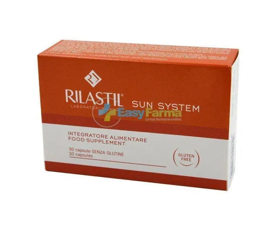 Rilastil Sun System Nahrungsergänzungsmittel 30 Kapseln Glutenfrei