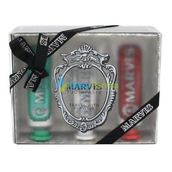 Marvis Travel With Flavour Box con 3 Dentifrici | Acquista Online su Farmaclick