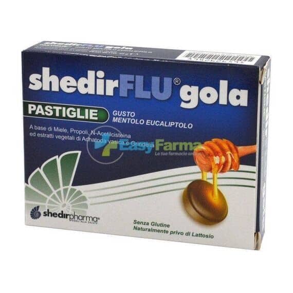 Shedirflu Gola Integratore Alimentare Pastiglie per la Gola Gusto Mentolo Eucaliptolo 24 Pastiglie | Acquista Online su Farmaclick