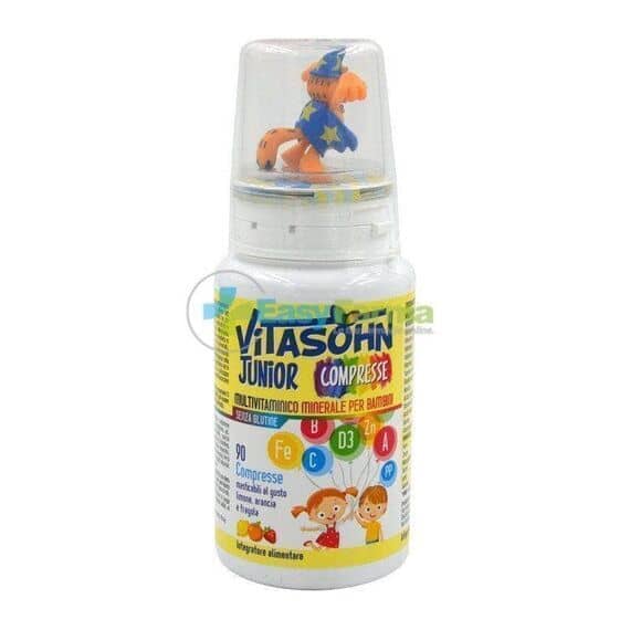 Vitasohn Junior Integratore Vitaminico Minerale per Bambini 90 Compresse | Acquista Online su Farmaclick