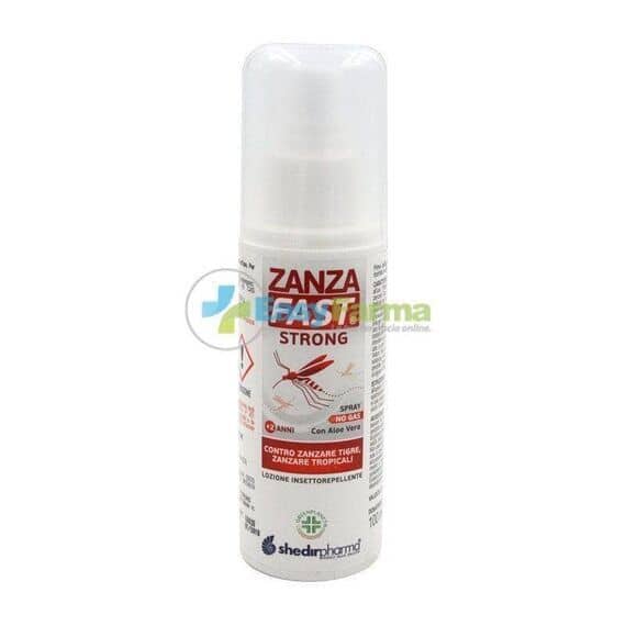 Zanza Fast Strong Lozione Insettorepellente Contro Zanzare Tigre e Zanzare Tropicali Spray No Gas 100 Ml | Acquista Online su Farmaclick