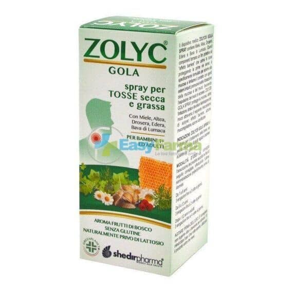 Zolyc Gola Spray per Tosse Secca e Grassa Gusto Frutti di Bosco 30 Ml | Acquista Online su Farmaclick