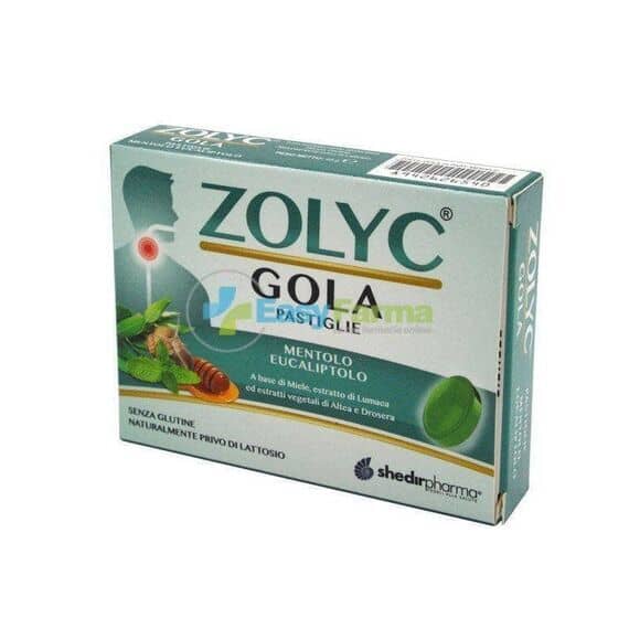 Zolyc Gola Mentolo/eucalipto 36 Pastiglie | Acquista Online su Farmaclick