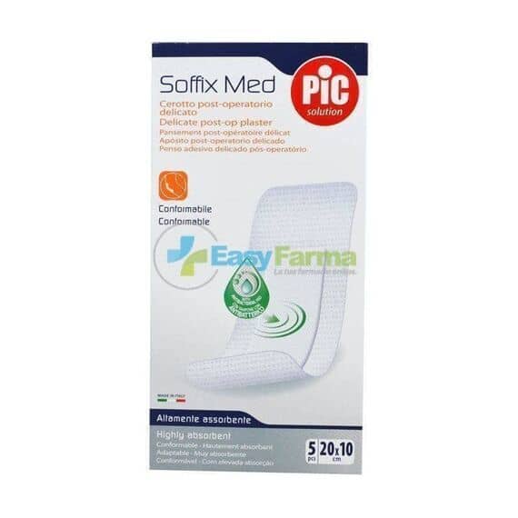 Pic Soffix Med Cerotto Post Operatorio Delicato 5 Pezzi 20x10 Cm | Acquista Online su Farmaclick