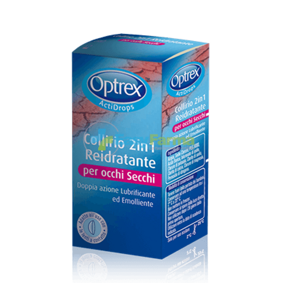 Optrex Actidrops Collirio 2 in 1 Reidratante per Occhi Secchi 10 Ml | Acquista Online su Farmaclick