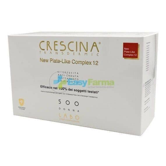 Crescina Ri-crescita Plate-like Complex 12 500 Donna Tc 10+10 Fiale 3,5 Ml | Acquista Online su Farmaclick