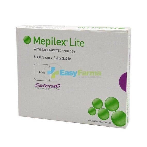 Mepilex Lite Schiuma di Poliuretano Assorbente con Strato di Contatto in Silicone 6x8,5 Cm 5 Pezzi | Acquista Online su Farmaclick