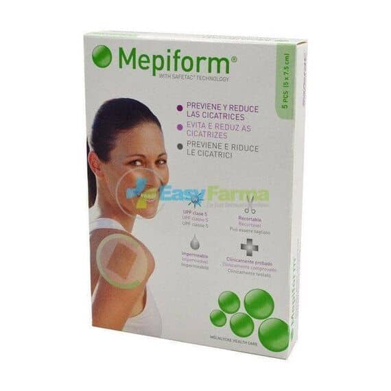 Mepiform Atraumatica per Cicatrici e Cheloidi 5x7.5 Cm 5 Pezzi | Acquista Online su Farmaclick