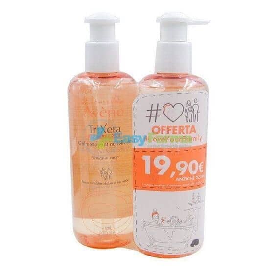 Avene Trixera Detergente Nutri Fluido Viso e Corpo 400 Ml + 400 Ml Offerta Love You Family | Acquista Online su Farmaclick
