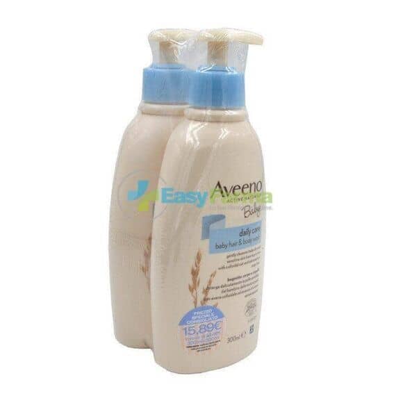 Aveeno Baby Bagnetto Corpo e Capelli 300 Ml + 300 Ml | Acquista Online su Farmaclick