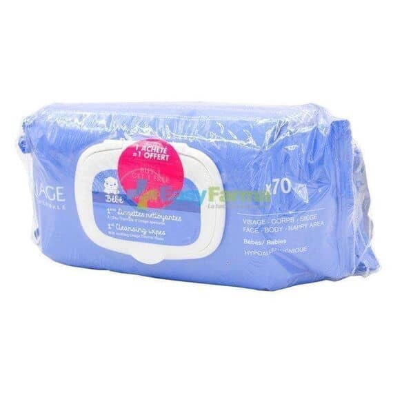 Uriage 70 Salviette Detergenti Bebã¨ + 1 Omaggio | Acquista Online su Farmaclick