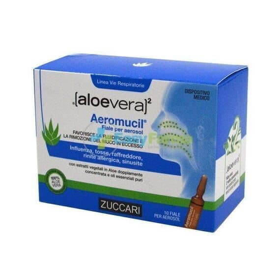 Zuccari Aloevera Aeromucil Fiale per Aerosol 10 Fiale da 5 Ml | Acquista Online su Farmaclick