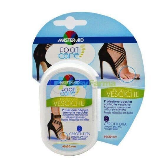 Master Aid Foot Care Protezione Vesciche Dita 5 Cerotti 60x20 Mm | Acquista Online su Farmaclick