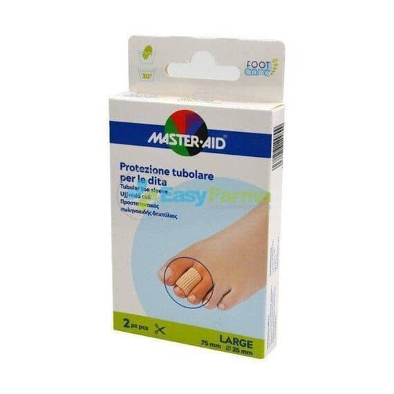Master Aid Foot Care Protezione Tubolare Dita Piedi e Mani 2 Protezioni 75x25 Mm Taglia Large | Acquista Online su Farmaclick
