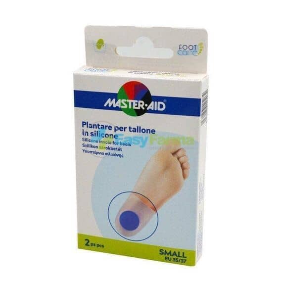 Master Aid Foot Care Plantare per Tallone in Silicone Taglia Small 35/37 2 Plantari | Acquista Online su Farmaclick