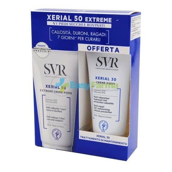 Svr Xerial 50 Extreme Crema Piedi Secchi e Rovinati 50 Ml + Xerial 30 Trattamento di Mantenimento 50 Ml | Acquista Online su Farmaclick