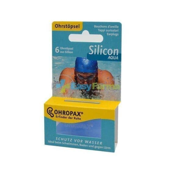 Ohropax Silicon Aqua Tappi Auricolari in Silicone Protezione Contro L'acqua 6 Pz | Acquista Online su Farmaclick