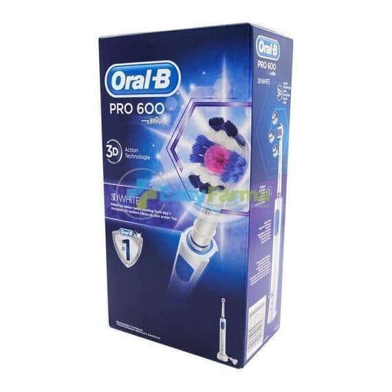 Oral-b Braun Pro 600 White & Clean Spazzolino Elettrico | Acquista Online su Farmaclick