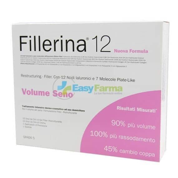 Fillerina Volume Seno 12ha Trattamento Intensivo Grado 5 Gel50 Ml + Emulsione 50 Ml | Acquista Online su Farmaclick