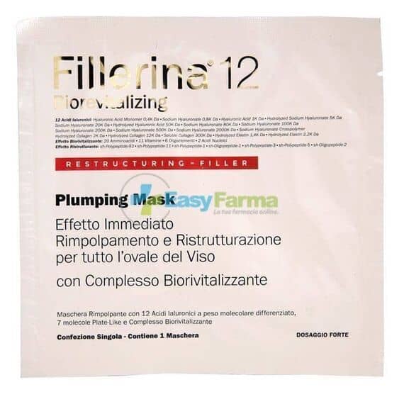 Labo Fillerina 12 Biorevitalizing Restructuring Filler Plumping Mask Maschera Rimpolpante e Ristrutturante Dosaggio Forte | Acquista Online su Farmaclick