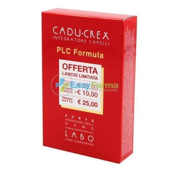 Labo Cadu Crex Forte Integratore Alimentare per Capelli Formula Plc Uomo 30 Compresse | Acquista Online su Farmaclick