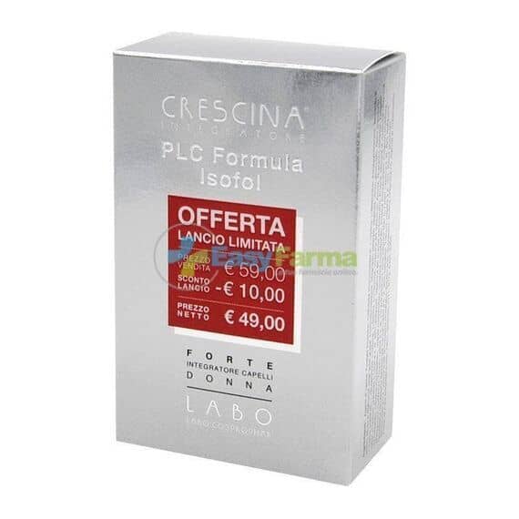 Crescina Plc Formula Isofol Capelli Donna 60 Compresse | Acquista Online su Farmaclick