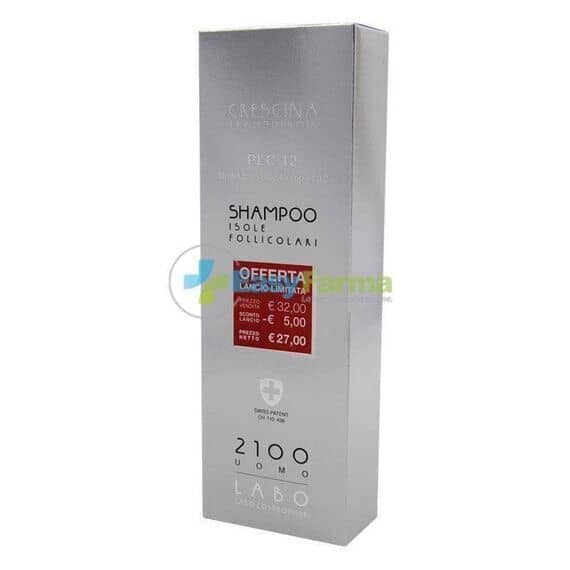 Shampoo Crescina Isole Follicolari Plc 12 2100 Uomo 150 Ml | Acquista Online su Farmaclick