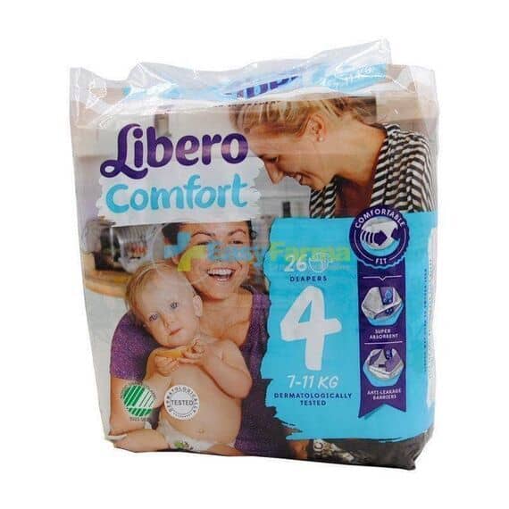 Libero Comfort 4 26 Pannolini 7-11 Kg | Acquista Online su Farmaclick