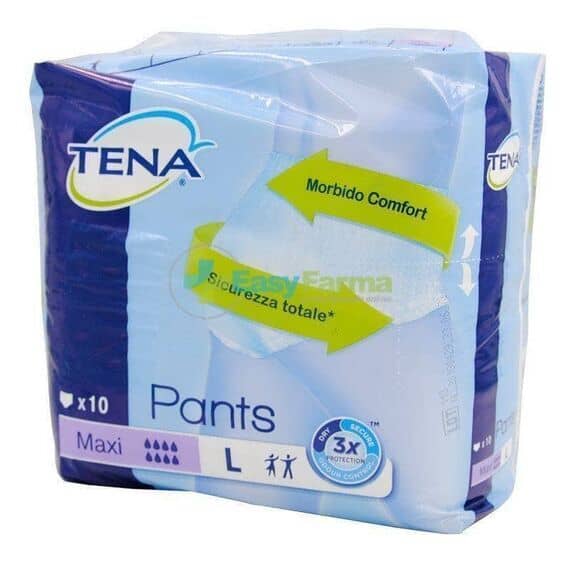 Tena Pants Maxi Taglia Large 10 Pannoloni Assorbenti | Acquista Online su Farmaclick