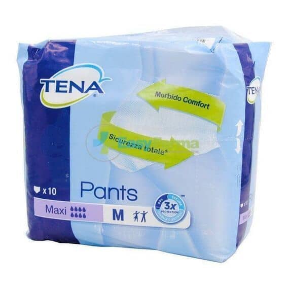 Tena Pants Maxi Taglia Media 10 Pannoloni Assorbenti | Acquista Online su Farmaclick