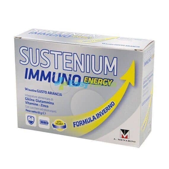 Sustenium Immuno Energy Formula Inverno Integratore Alimentare 14 Bustine Gusto Arancia | Acquista Online su Farmaclick