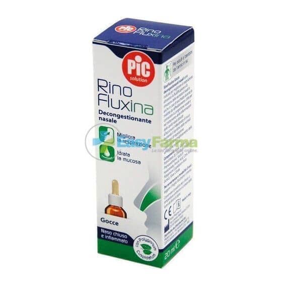Pic Rino Fluxina Gocce Decongestionante Nasale 20 Ml | Acquista Online su Farmaclick