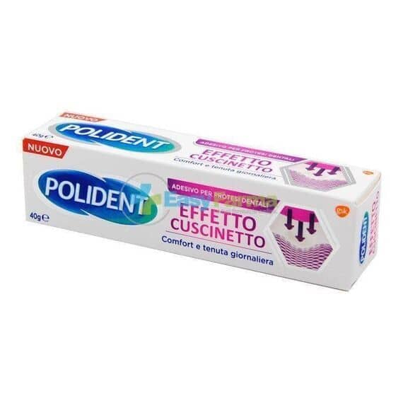 Polident Adesivo per Protesi Dentali Effetto Cuscinetto Comfort e Tenuta Giornaliera 40 G | Acquista Online su Farmaclick