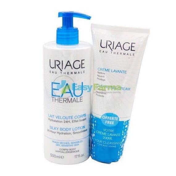 Uriage Eau Thermale Latte Veloutã¨ Corpo Idratazione 24h 500 Ml + Crema Lavante 200 Ml in Omaggio | Acquista Online su Farmaclick