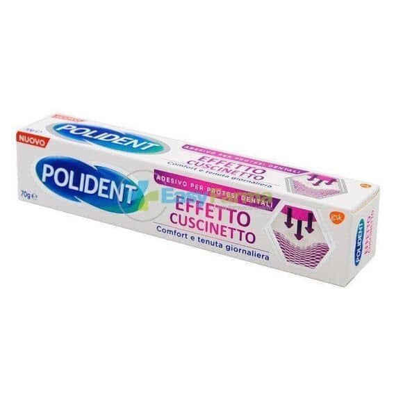 Polident Adesivo per Protesi Dentali Effetto Cuscinetto Comfort e Tenuta Giornaliera 70 G | Acquista Online su Farmaclick