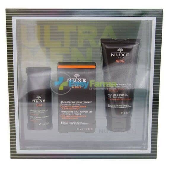 Nuxe Ultra Men Cofanetto con Gel Multi Funzione Idratante 50 Ml Gel Doccia Multiuso 100 Ml Deodorante Protezione 24 H 50 Ml | Acquista Online su Farmaclick