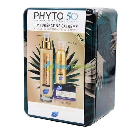Phyto Phytokeratine Extreme Cofanetto Rituale Ristrutturante Crema Shampoo e Maschera per Capelli Secchi e Rovinati | Acquista Online su Farmaclick